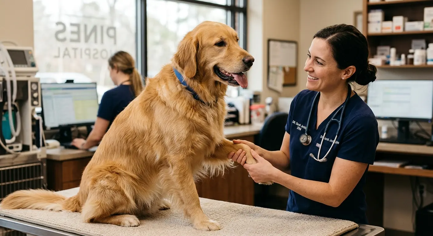 Pet health vet visit